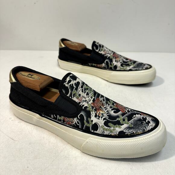 WORN ONCE RARE Vans x Ubiq Three Tides Tattoo Slip-On Summer 2018 KINGYO NAMI 8 main image 7